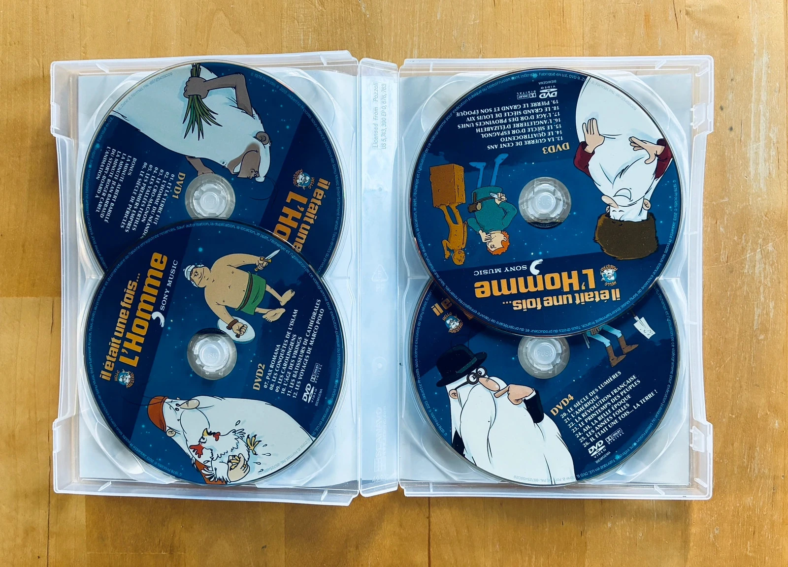 Box set 4 complete DVDs Once upon a time man. – photo 3